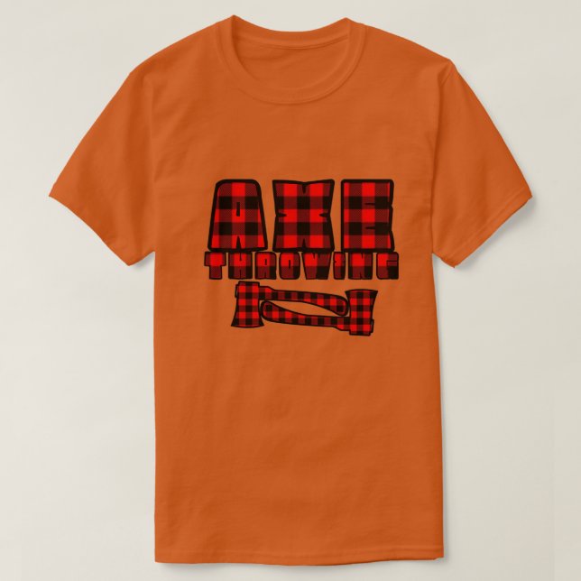 Camiseta Flannel Ax Throwing Classic TSirt (Frente do Design)