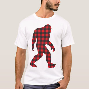 Camiseta Flannel Sasquatch Bigfoot