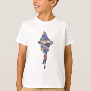 Camiseta flaper holográfico