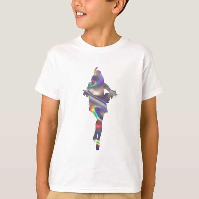 Camiseta flaper holográfico (Frente)