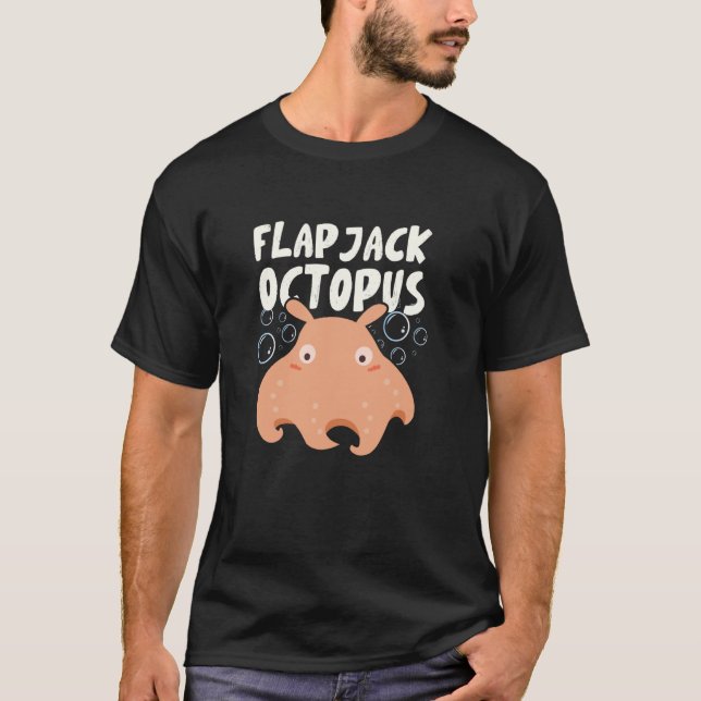 Camiseta Flapjack Octopus flapjack devagar animal do mar co (Frente)