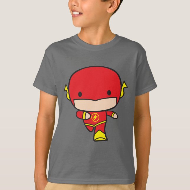 Camiseta Flash Chibi de Dois Lados (Frente)