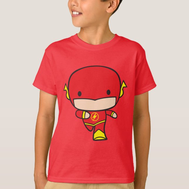 Camiseta Flash Chibi de Dois Lados (Frente)
