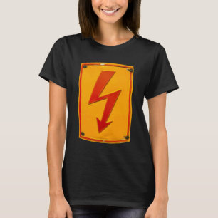 Camiseta Flash de ação elétrica de alta tensão