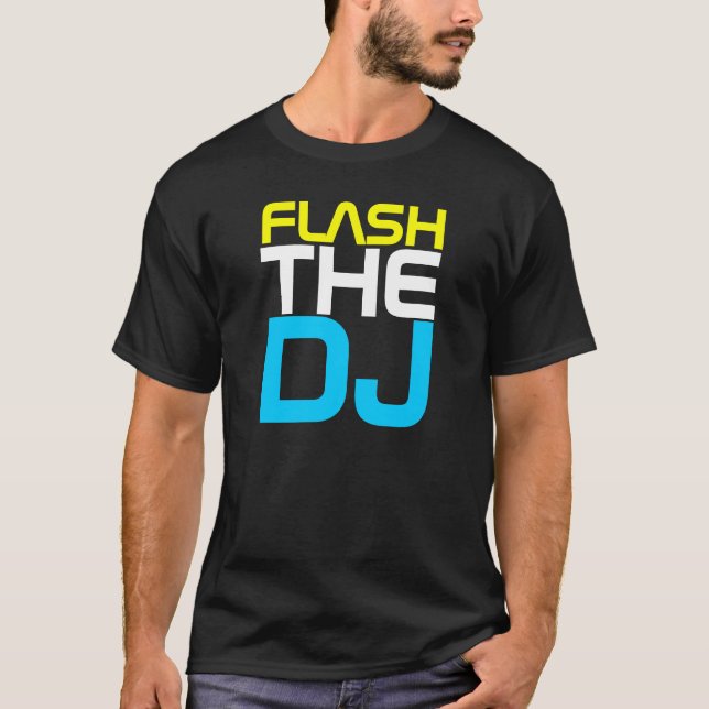 Camiseta Flash do couture do rap o t-shirt do DJ (Frente)