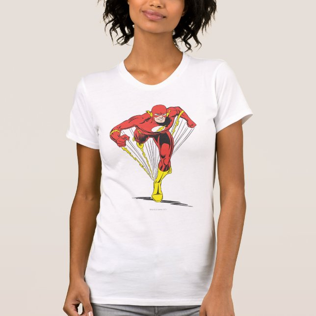 Camiseta Flash é executado para frente (Frente)