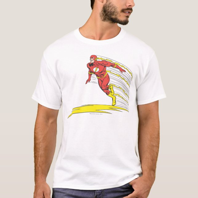 Camiseta Flash Leaps à Esquerda (Frente)