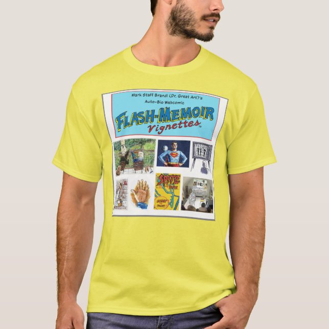 Camiseta Flash Memoir Vignettes T-Shirt (Frente)