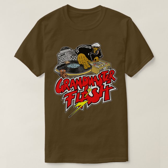 Camiseta Flash mestre (Frente do Design)