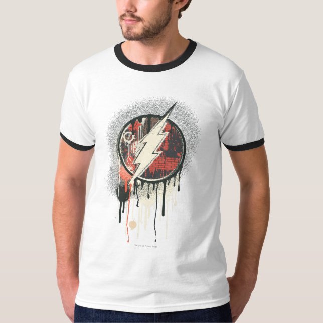 Camiseta Flash - Símbolo de Innocência Torcida (Frente)