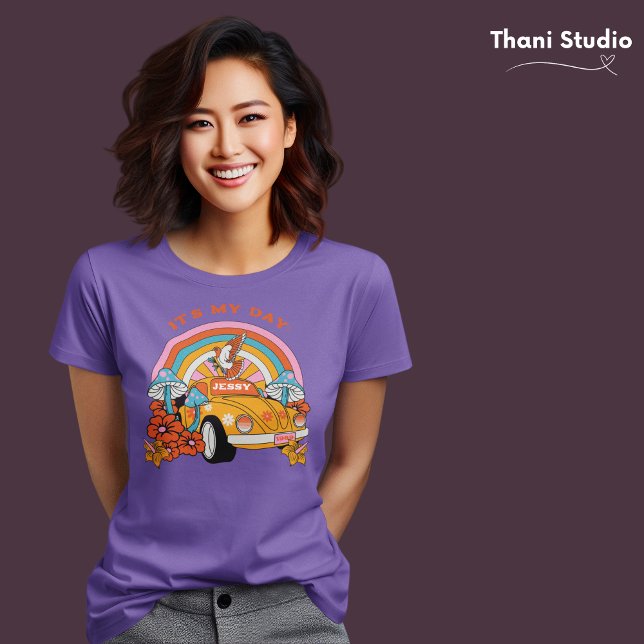 Camiseta Flashback de 80s - Festa de aniversário com retro  (Criador carregado)