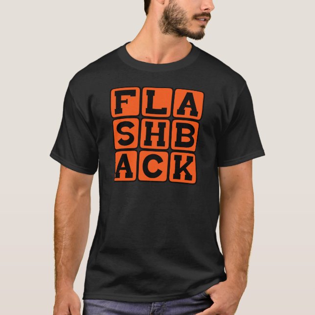 Camiseta Flashback, Memória Anterior (Frente)