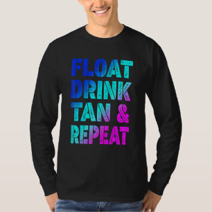 Camiseta Flat Drink Tan Repetir Férias de Verão para Mulher