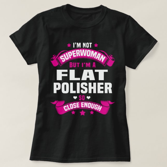 Camiseta Flat Polisher (Frente do Design)