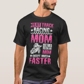 Camiseta Flat Track Racing Mãe