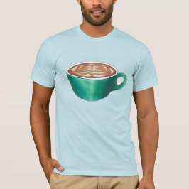Camiseta Flat White Latte Cappucccino Café Compro House Caf