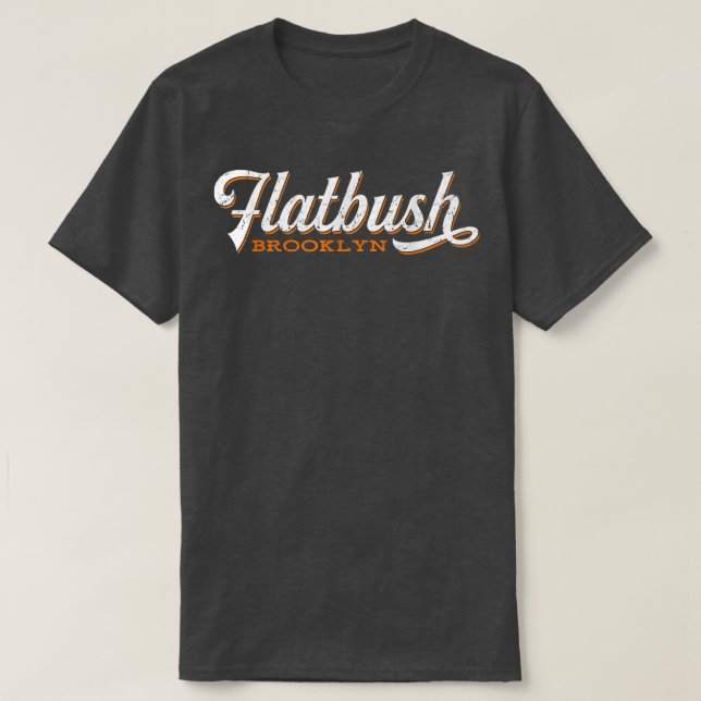 Camiseta Flatbush Brooklyn Nova York Retro Legal (Frente do Design)
