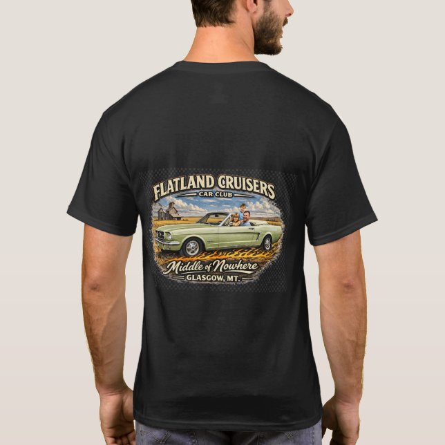 Camiseta Flatland Cruisers Car Club T-Shirt (Verso)