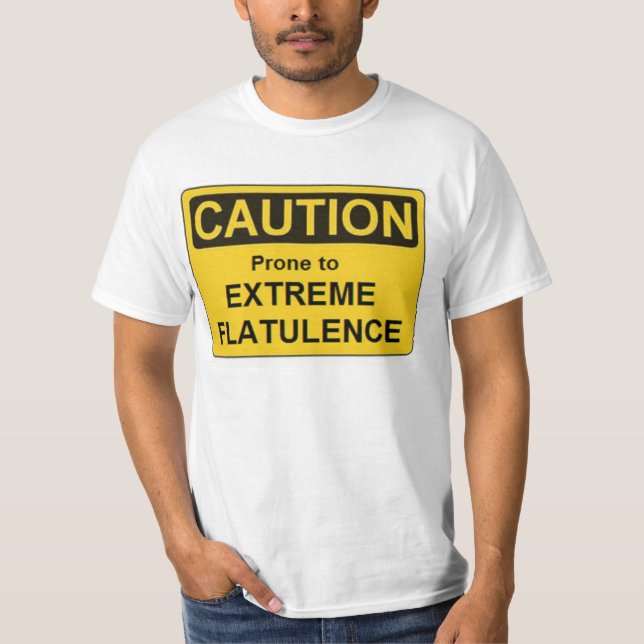Camiseta Flatulência do extremo do LAFS-Cuidado (Frente)
