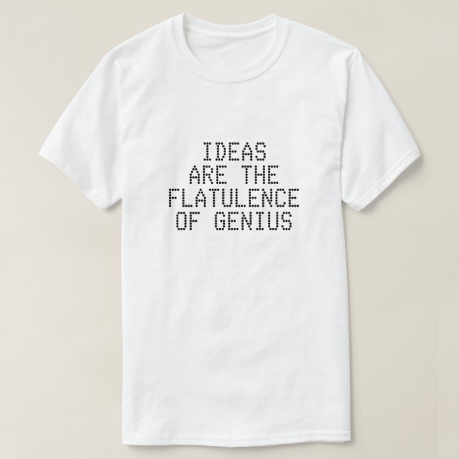 Camiseta Flatulência do gênio (Frente do Design)