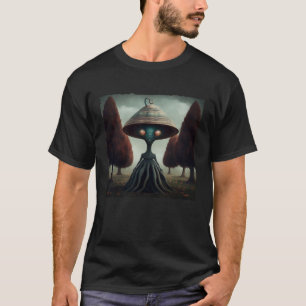 Camiseta Flatwoods Monster Braxie 1952 Creepy Alienígena Cr