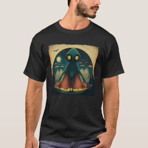 Camiseta Flatwoods Monster Braxie 1952 Creepy Alienígena Cr