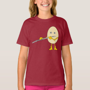 Camiseta Flauta Brincando De Ovo