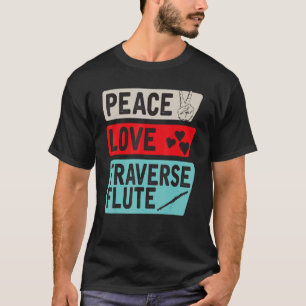 Camiseta Flauta de Flute Musical Tranverso