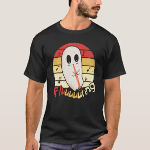 Camiseta Flauta e Fluxo Fantasma de Boca e Halloween 5