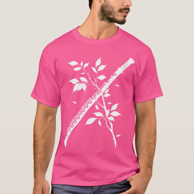 Camiseta Flauta Instrumento de Sopro Orquestra (Frente)