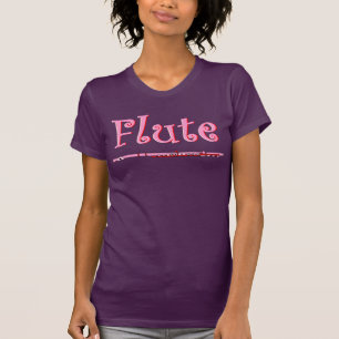 Camiseta Flauta Rosa