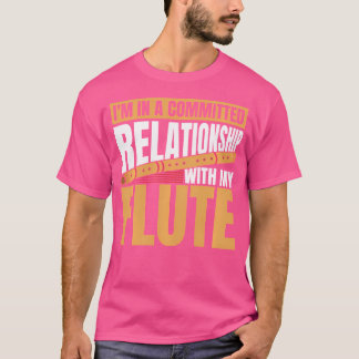 Camiseta Flautista - Flutuante De Madeira