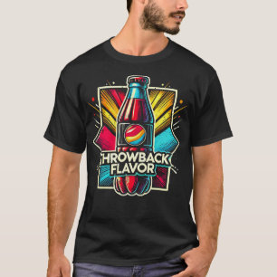 Camiseta Flavor de Throwback de Soda Retroativo - Presentes