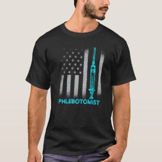 Camiseta Flebotomista Bandeira de Agulha Técnico de Fleboto
