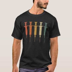 Camiseta Flebotomista Colorida Agulha Vein RN Enfermeiro Ph