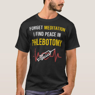Camiseta Flebotomista de Meditação