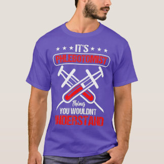 Camiseta Flebotomista Seringa Phlebotomy Presente na Enferm