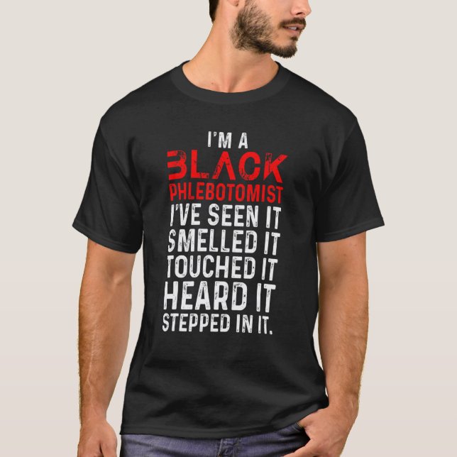 Camiseta Flebotomista Técnico de Flebotomia 16 (Frente)