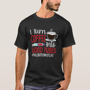 Camiseta Flebotomista Técnico de Laboratório Café I Transfo