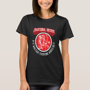 Camiseta Flecha de Caça com Arco e Citação de Tiro com Arco