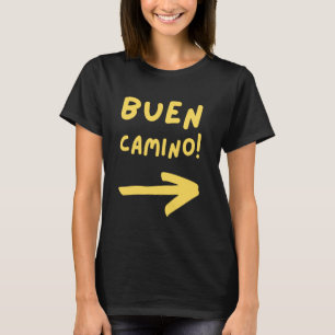 Camiseta Flecha do Buen Camino! Peregrino de caminhada pela
