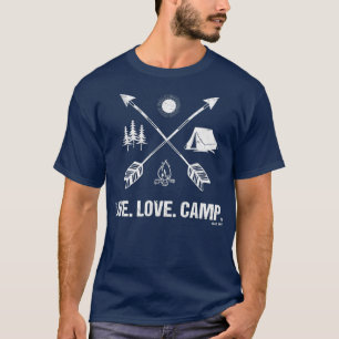 Camiseta Flechas Cruzadas do Camp Live Love - Camping