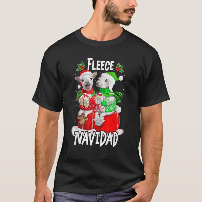 Camiseta Fleece Feliz Navidad - Festa de Natal (Frente)