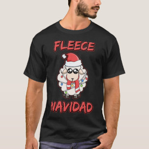 Camiseta Fleece Navidad Feliz Navidad Sheool Natal