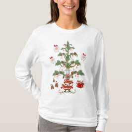 Camiseta Fleece Navidad Shenatal Tree