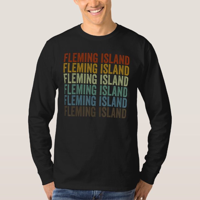 Camiseta Fleming Island City Retro (Frente)