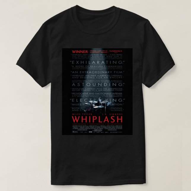 Camiseta Fletcher Drummer Damien Chazelle Whiplash 2021 Pop (Frente do Design)