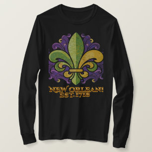 Camiseta Fleur-de-lis MardiGras New Orleans 1718 T-Shirt