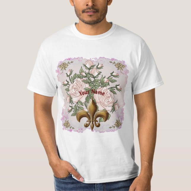 Camiseta Fleur De Lis - Rosa (Frente)