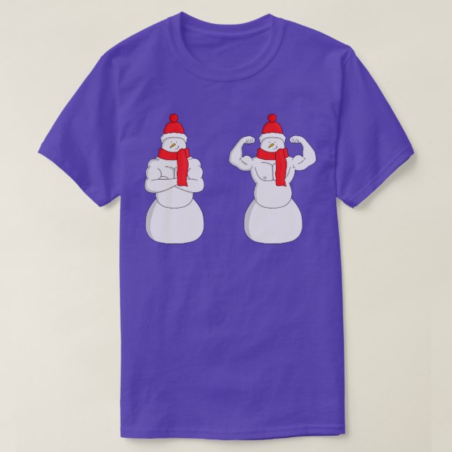 Camiseta Flex Muscle Snowman (Frente do Design)